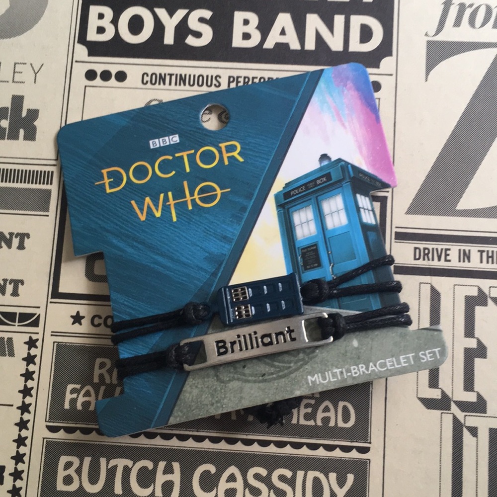 Brand new Hot Topic Doctor Who bracelet set